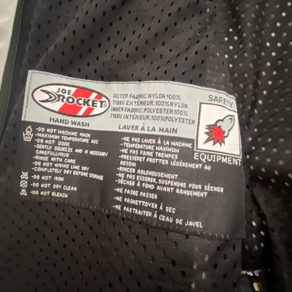 Joe Rocket Rocket Girl Women's Gray Padded Full Zip Motorcycle Jacket Size L - Picture 10 of 12